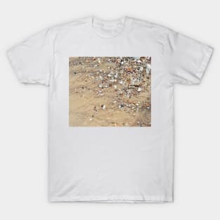 Sand, Sea, and Stones, Sculpted by the Sea. T-Shirt